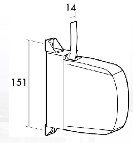 RECOGEDOR PERS SOBREP MINI 14M