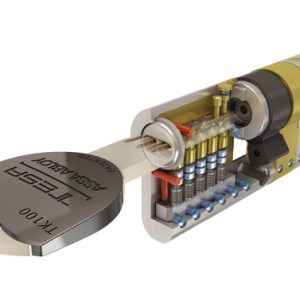 CILINDRO SEG. TK100 35X35MM NI