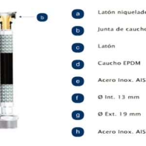 LATIGUILLO MH 16B 1/2-1/2"-25C