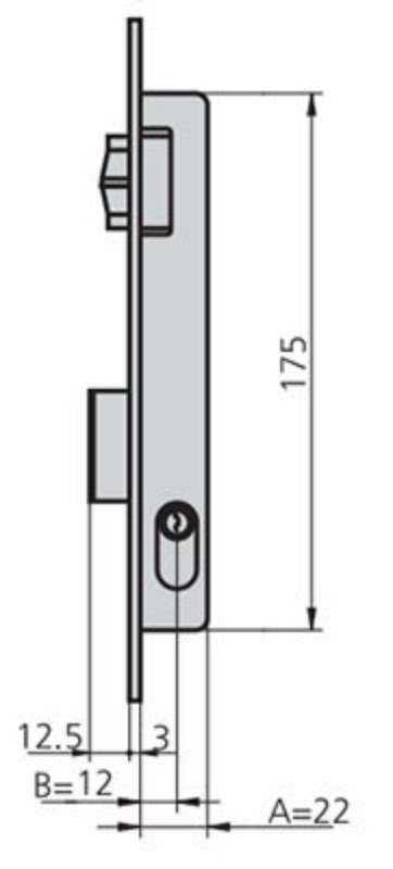 CERRADURA MET.EMB. 1963V E-12M