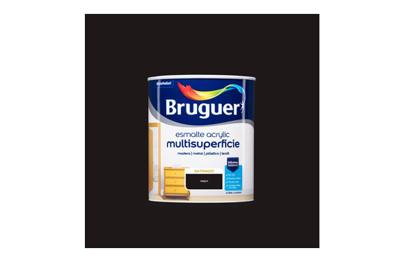 ESMALTE SAT. INT/EXT NEGRO 750