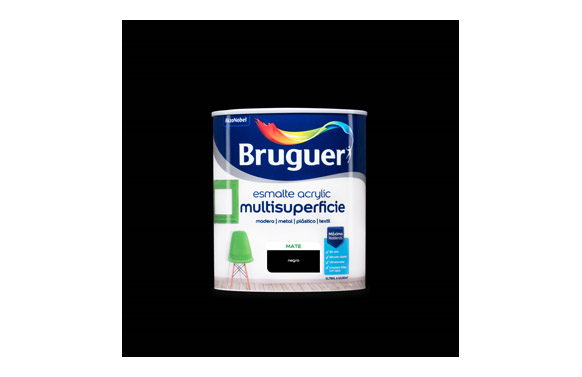 ESMALTE MATE INT. NEGRO PERMAN