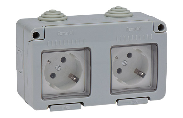 BASE ENCHUFE SCH.DOB EST.TT 10