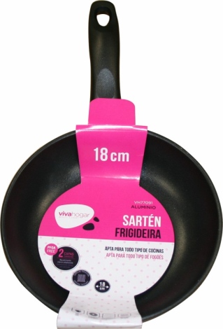 SARTEN 18CM VIVAHOGAR