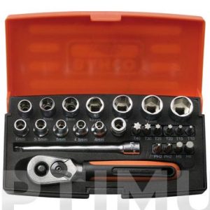 LLAVE HEXAG. 1/4" 04-13MM 25 P