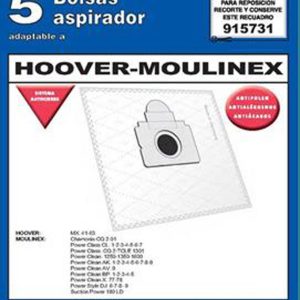 BOLSA ASP HOOVER-MOULINEX 5 PZ