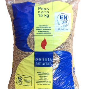 PELLET ESTUFA 15KG EN PLUS A1