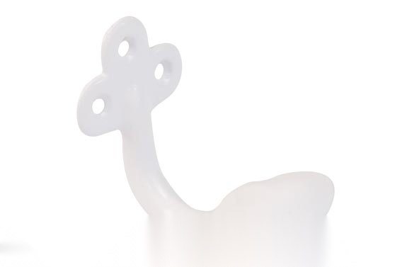 COLGADOR ROPA N.2 ACE. BLANCO