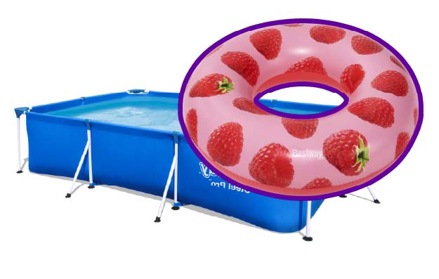 PISCINA PVC 300X201X66CM SPLAS