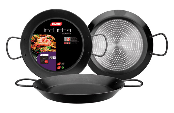 PAELLERA 10 RACIONES 42CM INDU