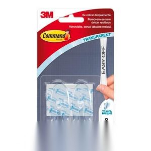 COLGADOR ADH TRANSPARENTE PL 2