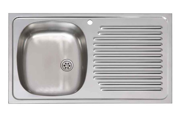 FREGADERO CUAD 1 SENO 1 ESC DC