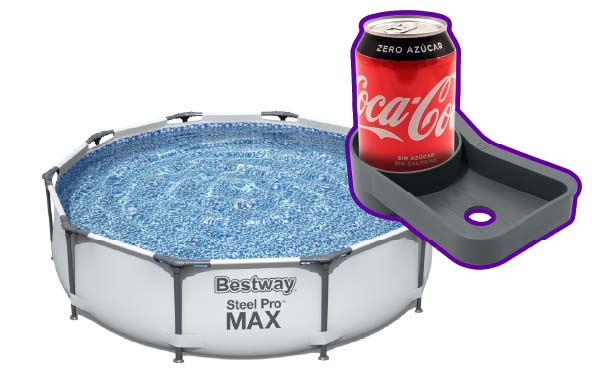 PISCINA PVC 305X76CM STEEL PRO