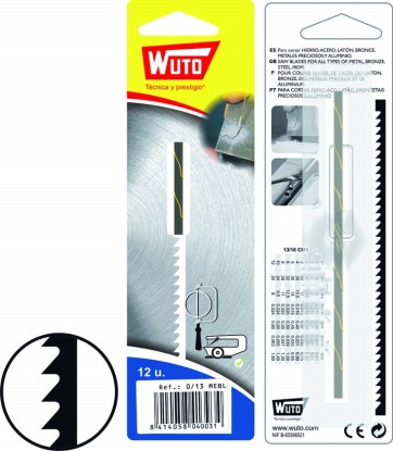 PELO SEGUETA METALES 13CM 33TP