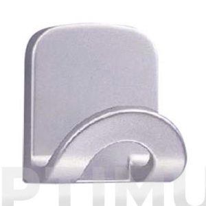 COLGADOR ADH PLATA 68X60X53MM