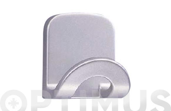 COLGADOR ADH PLATA 68X60X53MM