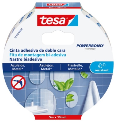 CINTA D/CARA 19MMX 5MT TESATAP