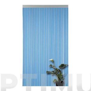 CORTINA PTA 90X210CM AZUL ACUD