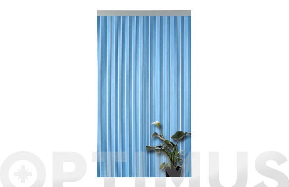 CORTINA PTA 90X210CM AZUL ACUD