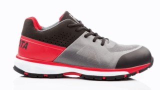 ZAPATO SEG T43 NEGRA/ROJA/GRIS