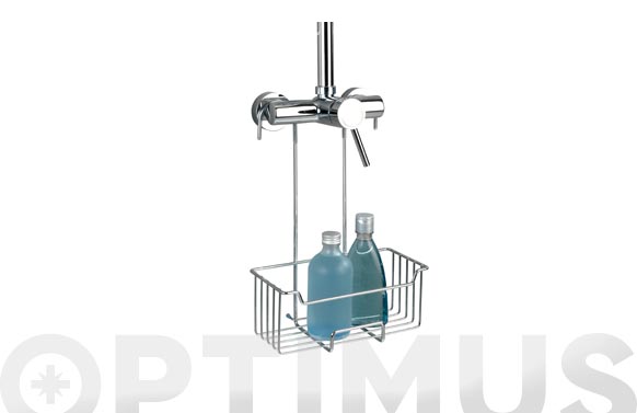 CESTO DUCHA C/COLGADOR INOX MI
