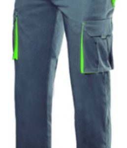 PANTALON TRABAJO 44 GRIS/VERDE