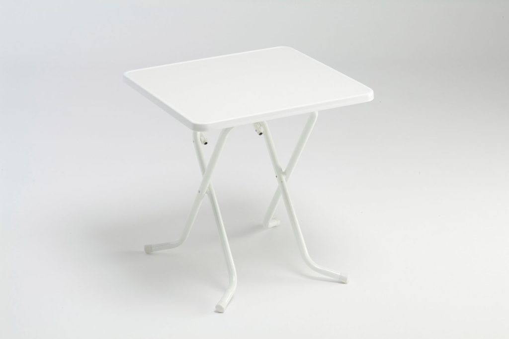 MESA JARD 70X70CM ACERO PLASTI