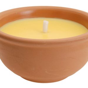 VELA CITRONELA BOL TERRACOTA Ø