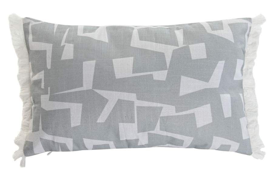 COJIN POLIESTER IMPRESO GRIS T