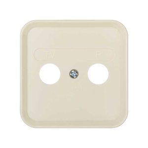 TAPA PARA TOMA R-TV MARFIL S31