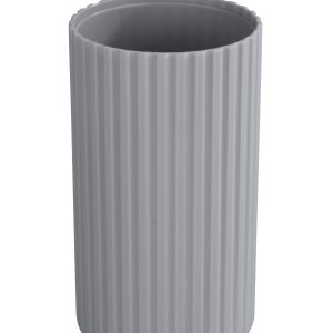 VASO PORTACEPILLOS GRIS Serie