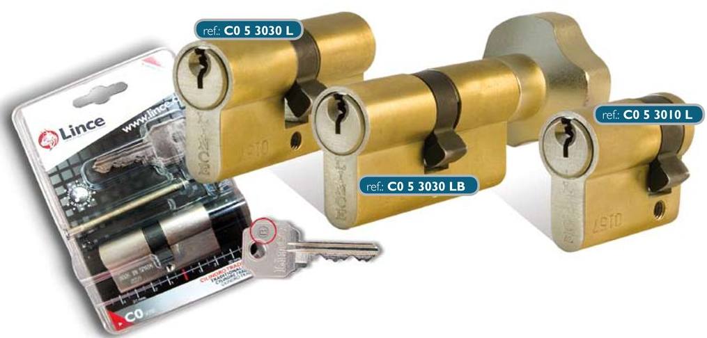 CILINDRO C053010N 30X10MM NIQ