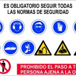 CARTEL SEÑAL COMBIN. 100X70CM