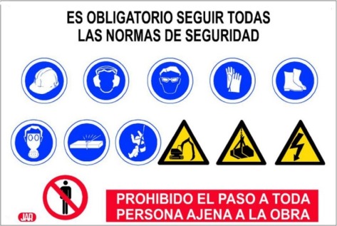 CARTEL SEÑAL COMBIN. 100X70CM