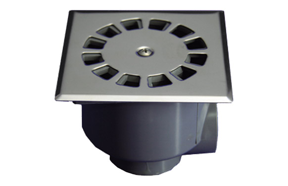 SUMIDERO SIFON VE/HO 10X10CMØ5