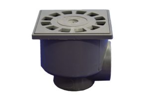 SUMIDERO SIFON VE/HO 10X10CMØ5