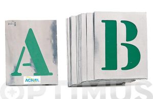 PLANTILLA ROTULAR LETRAS 100MM