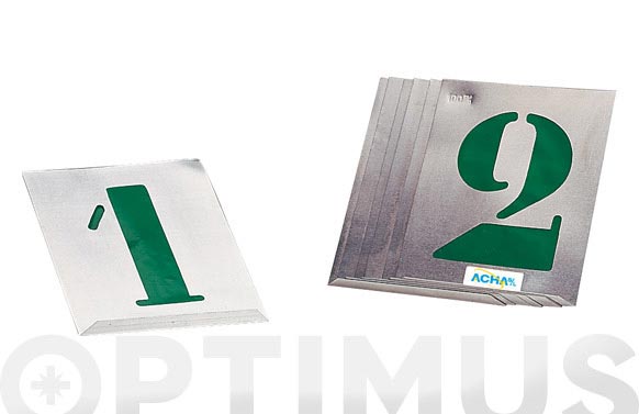 PLANTILLA ROTULAR NUMEROS 50 M