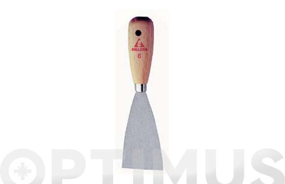 ESPATULA MANGO MADERA 80 MM X