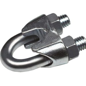 SUJETACABLE GALVANIZADO FORMA