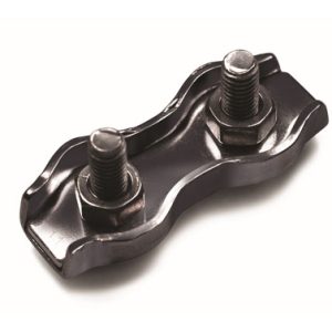 SUJETACABLE PLANO DOBLE INOX P