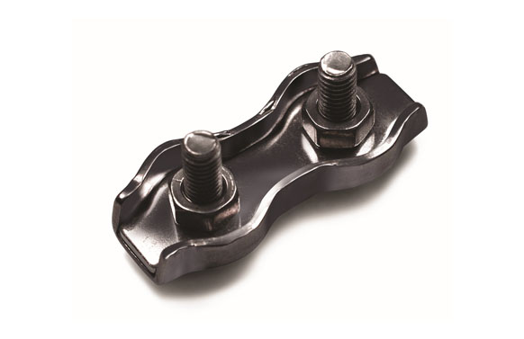 SUJETACABLE PLANO DOBLE INOX P