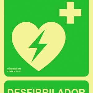 SEÑAL 224X300MM PVC LUMI DESFI