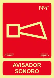 SEÑAL 210X300MM PVC LUMI AVISA