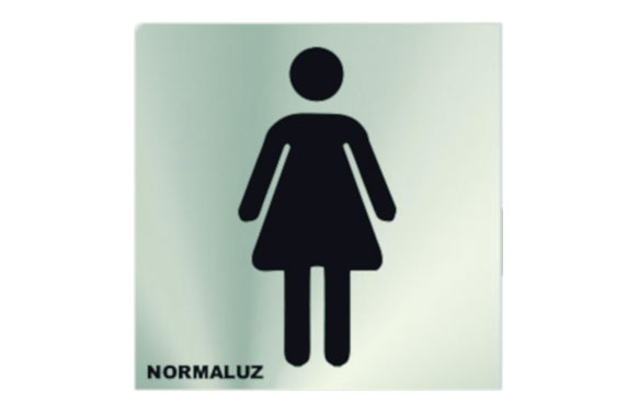 SEÑAL 120X120MM INOX ADH ASEOS