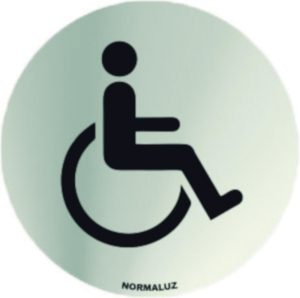 SEÑAL Ø 70MM INOX ADH MINUSVAL