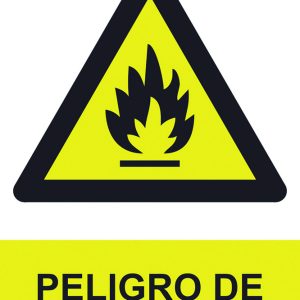 SEÑAL 210X300MM PVC PELIGRO DE