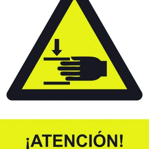 SEÑAL 210X300MM PVC ATENCIÓN,