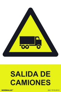 SEÑAL 210X300MM PVC SALIDA DE