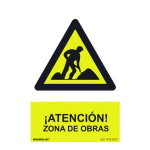 SEÑAL 210X300MM PVC ATENCIÓN,